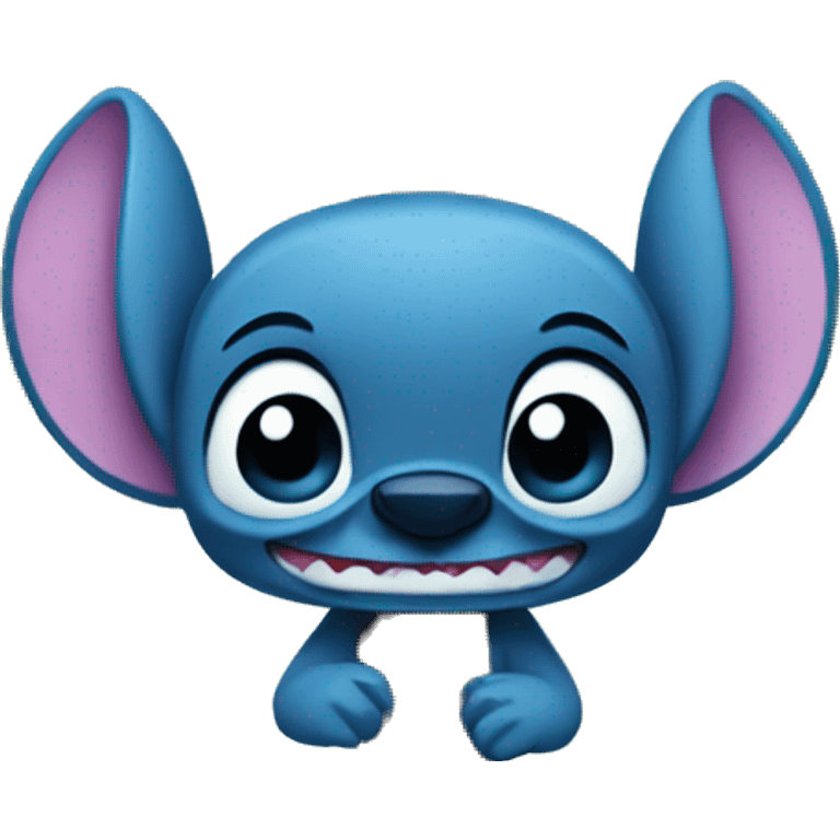 Stitch in the forests in Hawaii emoji