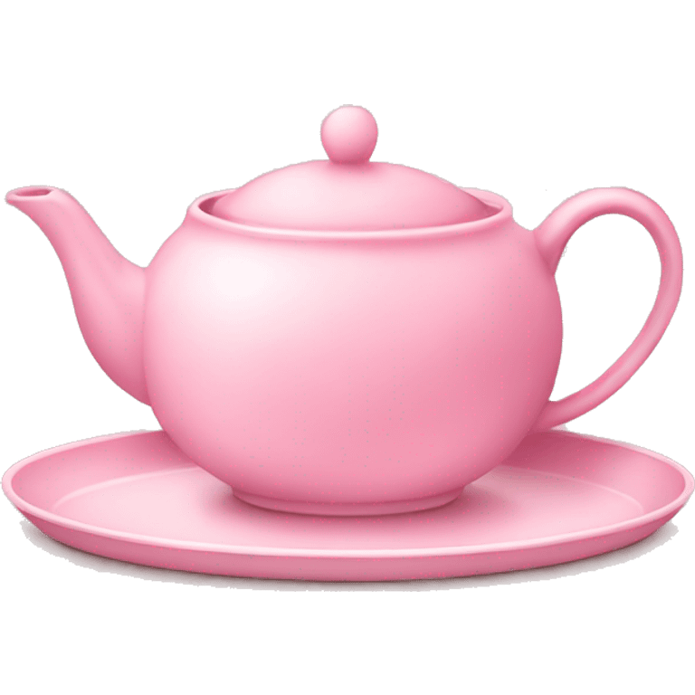 Light pink tea tray emoji