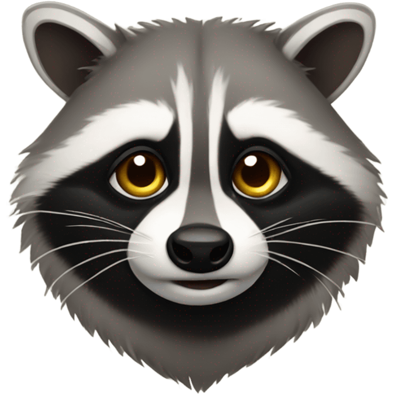 Raccoon emoji