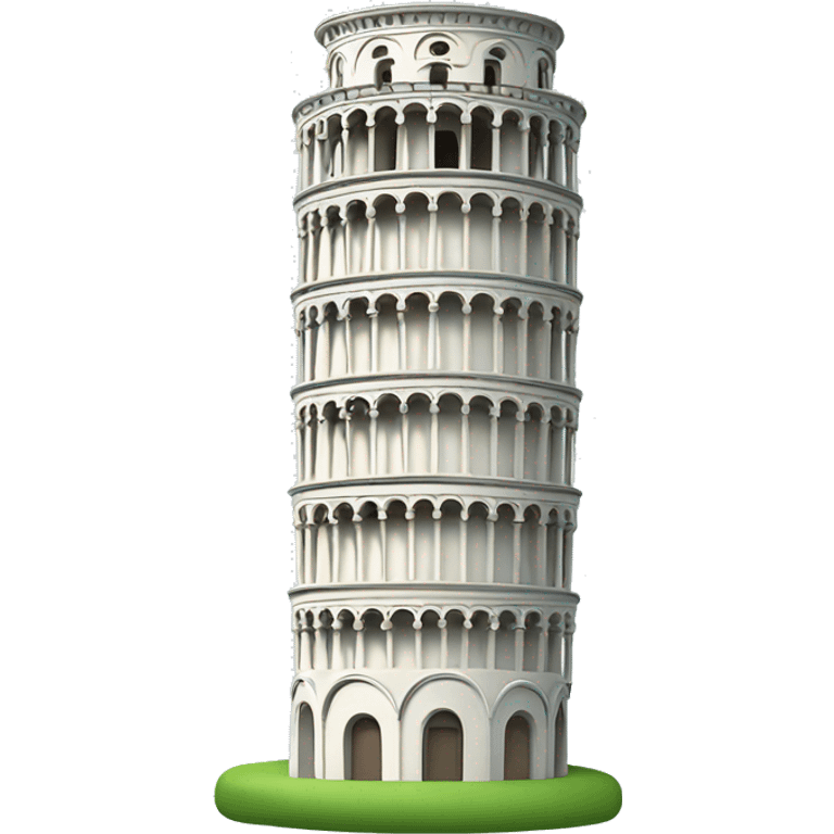 leaning tower of pisa emoji