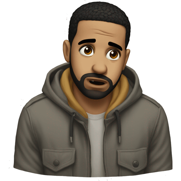 Drake crying emoji