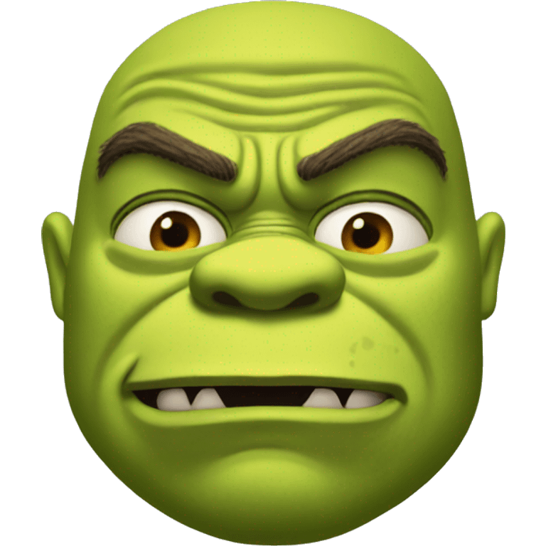 Annoyed shrek emoji