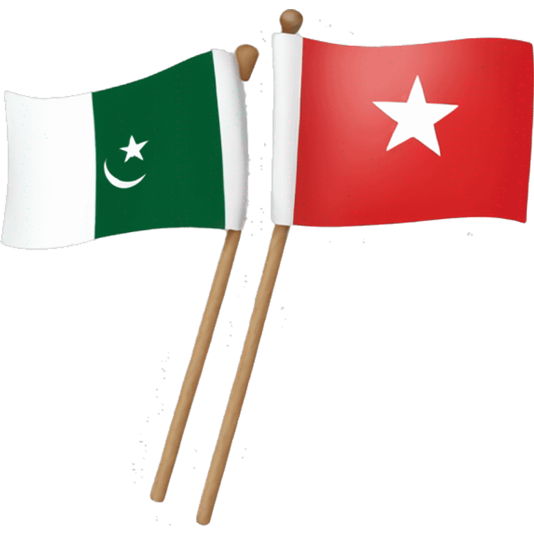 Mix flag Pakistan and Poland emoji