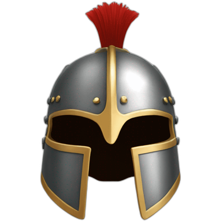 gladiator helmet front emoji