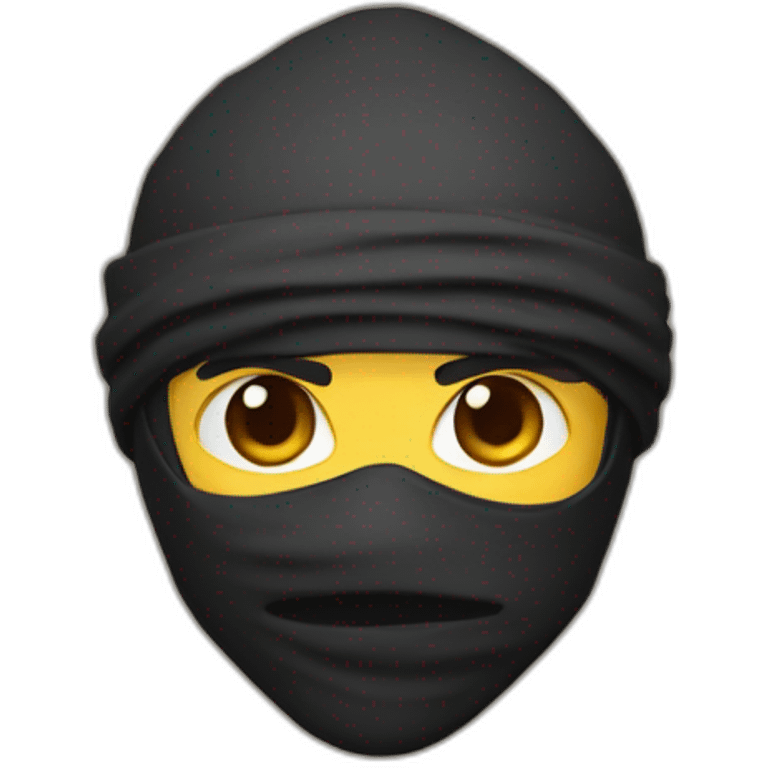 Ninja enojado  emoji