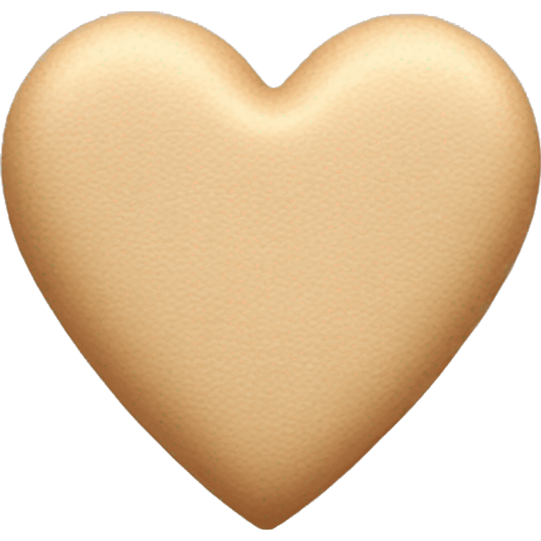 Beige heart with bandaid emoji