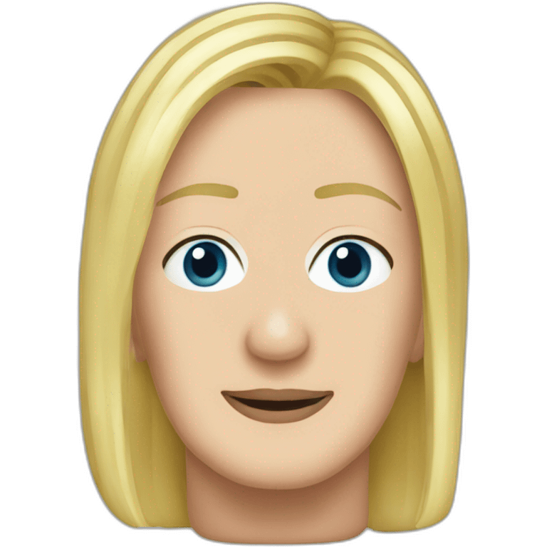 marine le pen head emoji