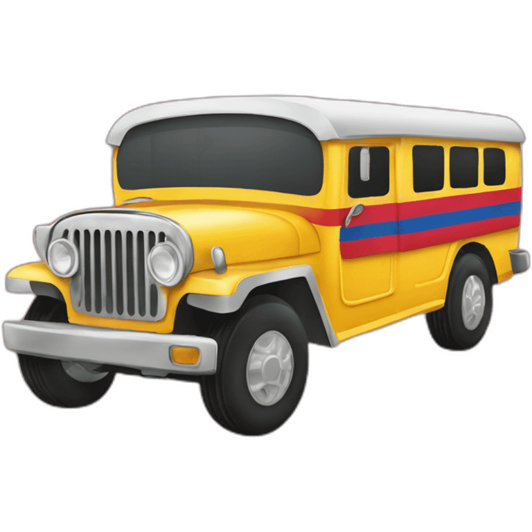 Jeepney philippines emoji