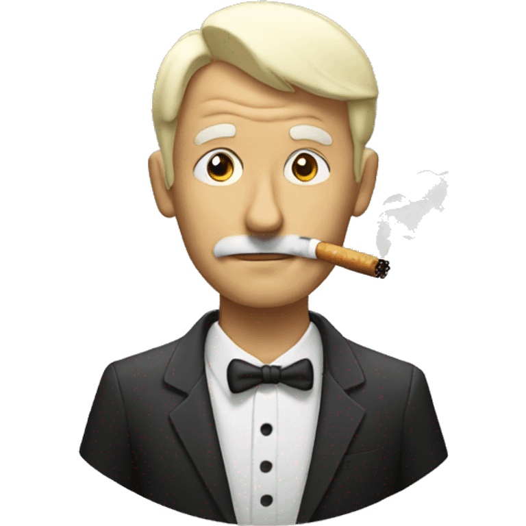 smoking man emoji