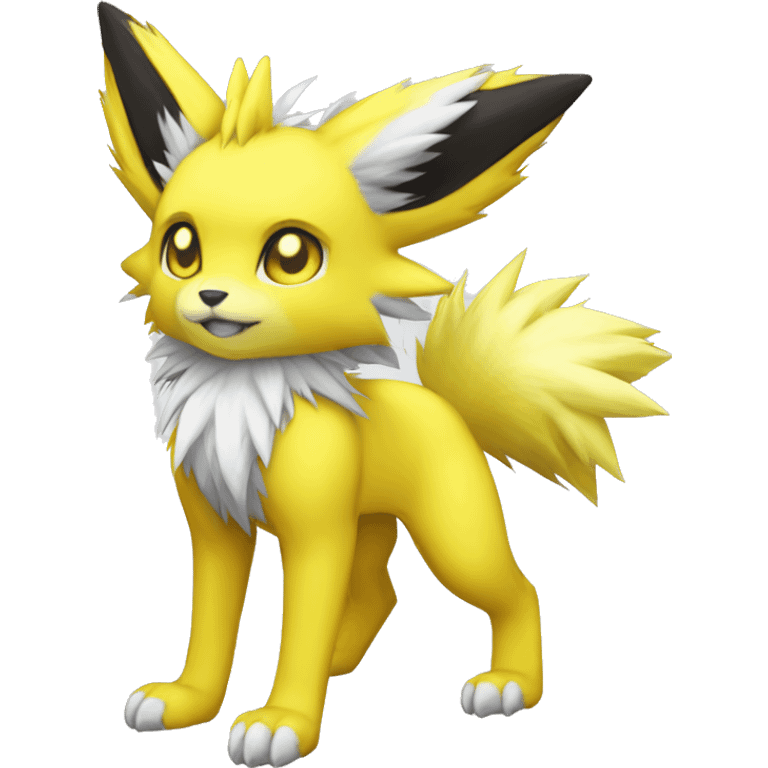 Renamon-Jolteon-Zeraora full body emoji