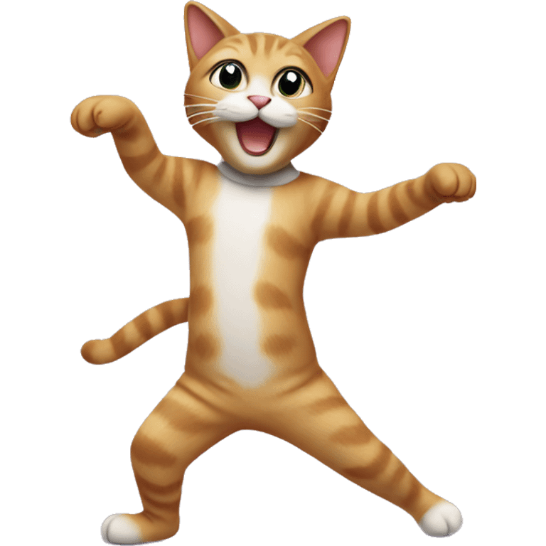 Dancing cat emoji