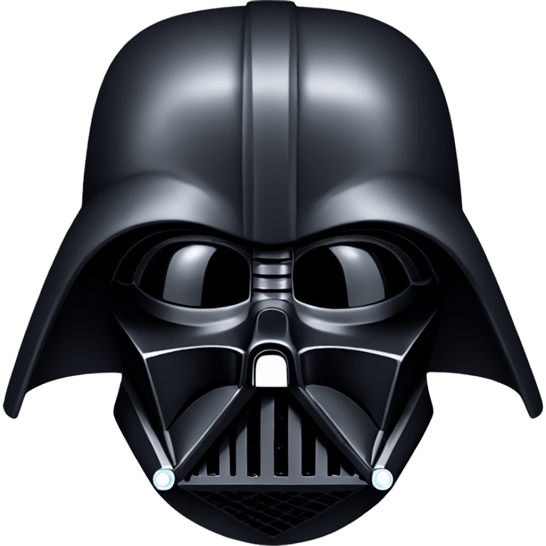 Star Wars Darth vader helmet cute emoji