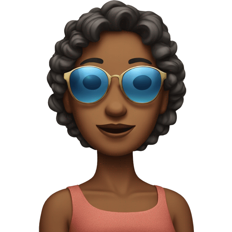 Venus wearing sunglasses emoji