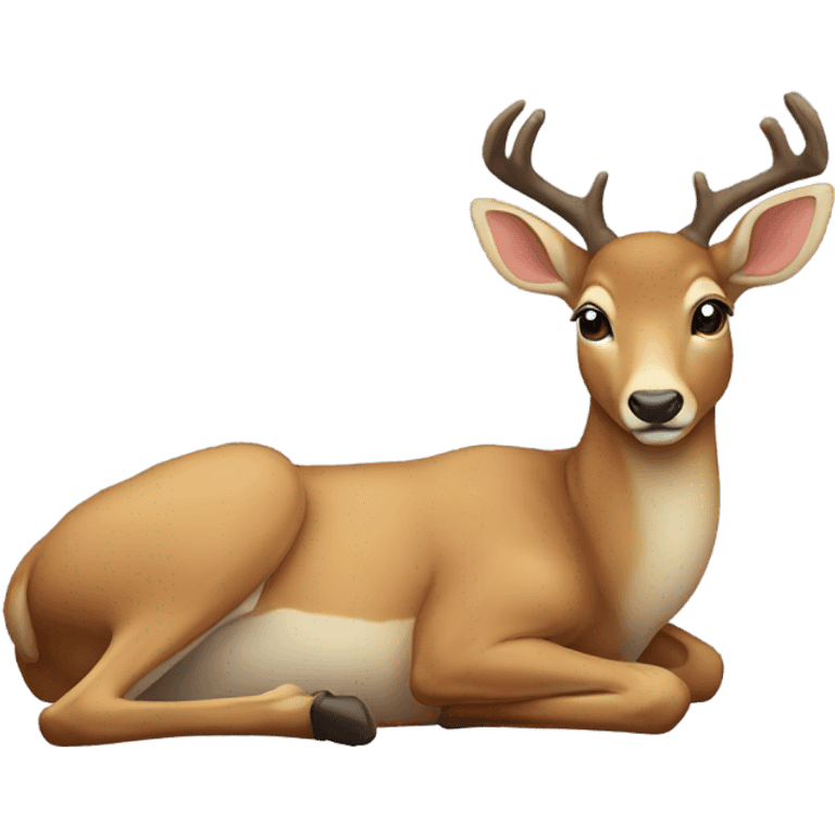 dead deer emoji