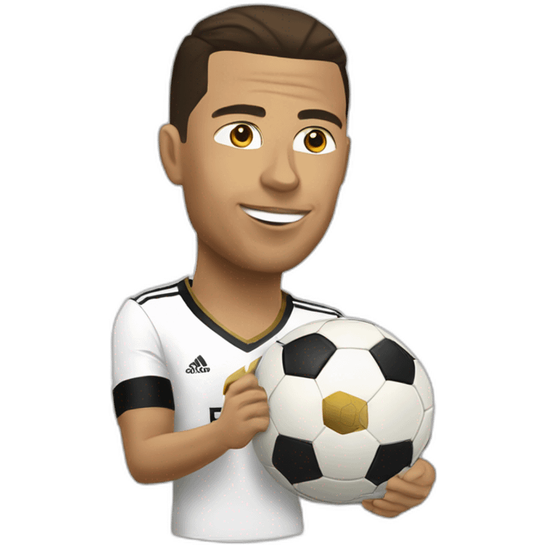 Ronaldo et ballon dor emoji