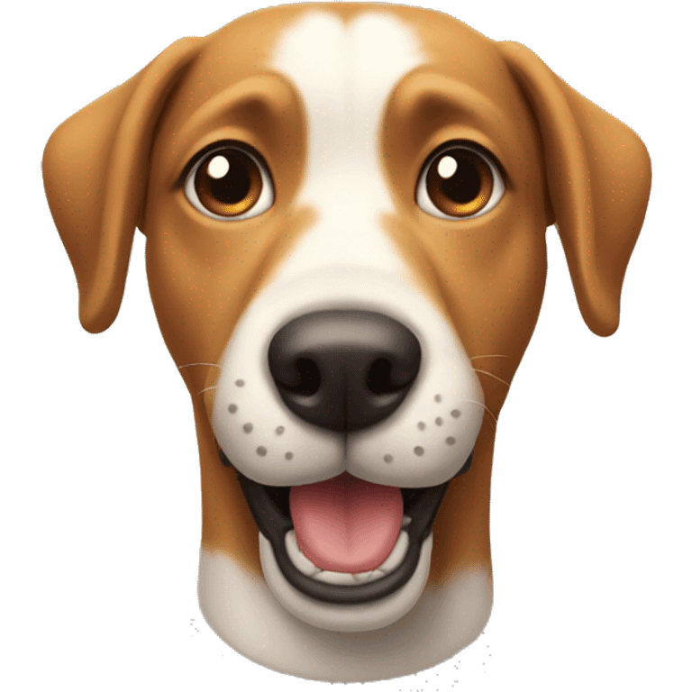 The funny dog head emoji