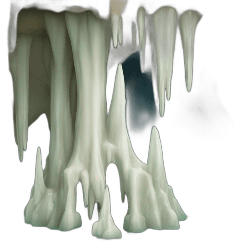 stalactites pierre grotte emoji