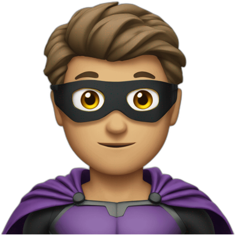 Superhero Robin emoji