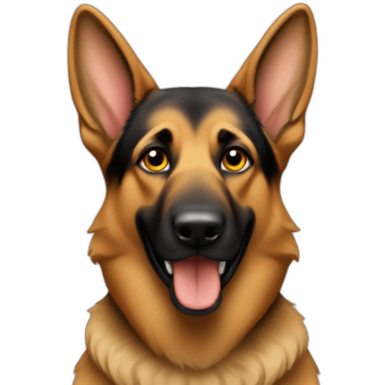 German Shepherd Dog rabbi emoji