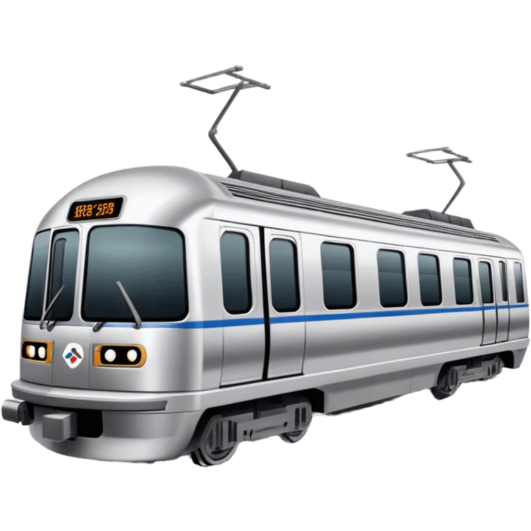 Subway Train (NYC) - Bombardier (Model Year: 2021) (Iconic colour: Silver) emoji