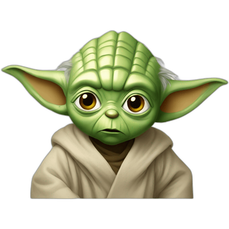 Yoda confused emoji