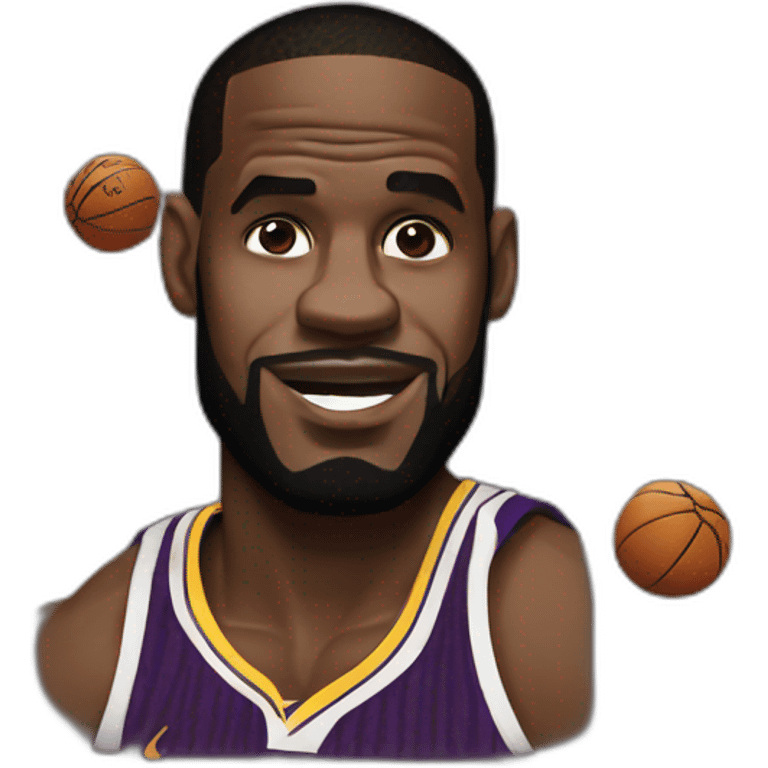 Lebron jams emoji