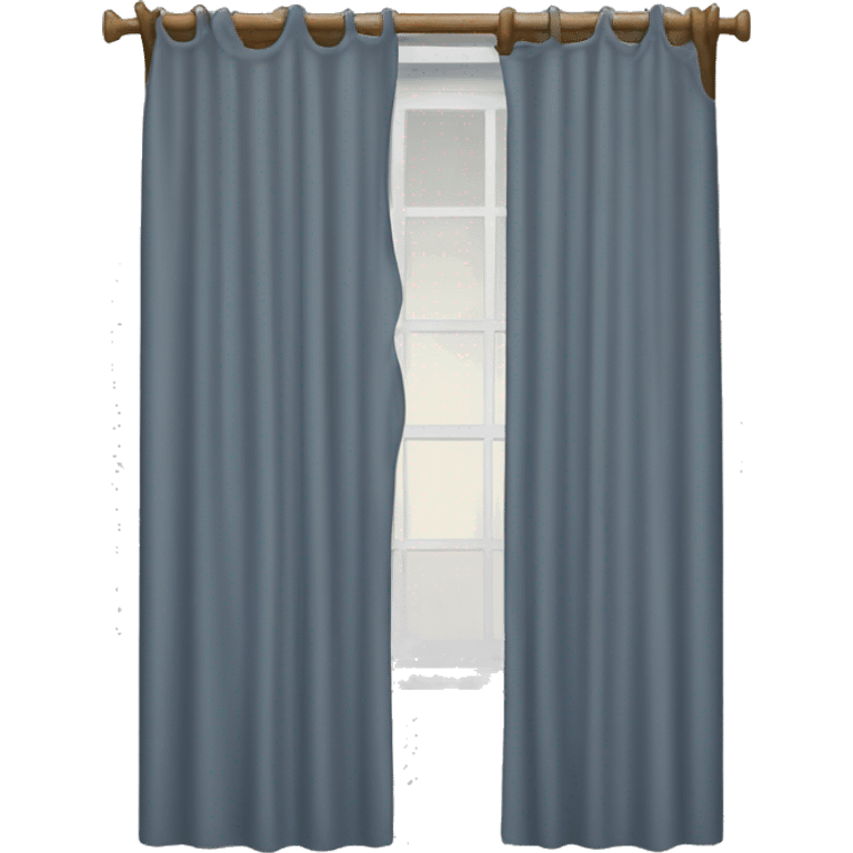 Brocken curtain emoji