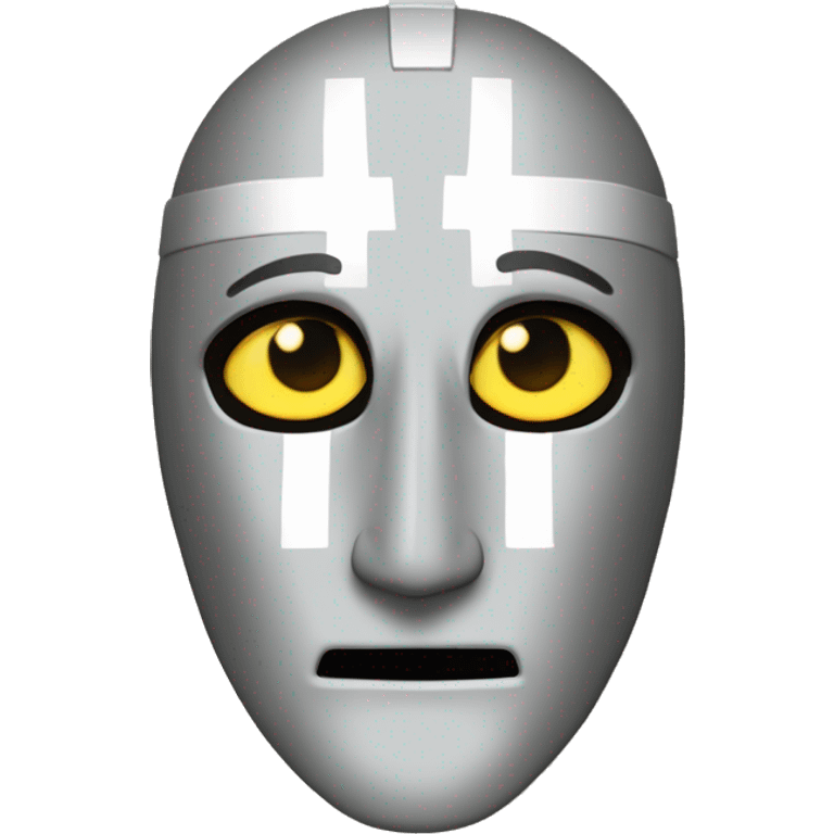 Baldwin IV of Jerusalem from kingdom of heaven with a crusader mask emoji