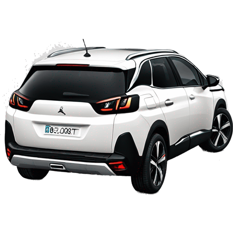 peugeot 3008 white gt emoji