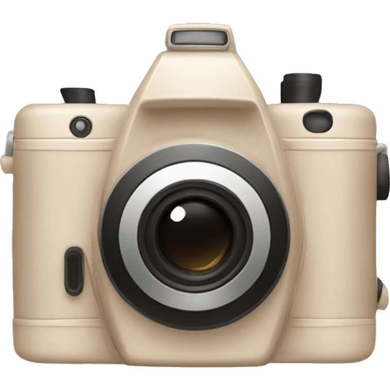 beige camera aesthetic emoji