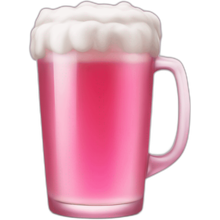 Drink Pink beer emoji