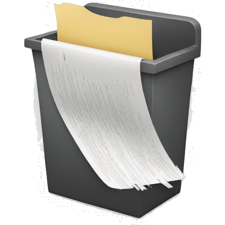 document-shredding emoji