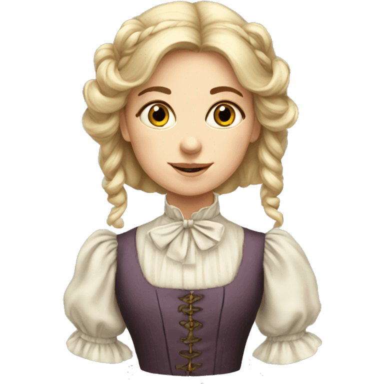 Victorian girl emoji