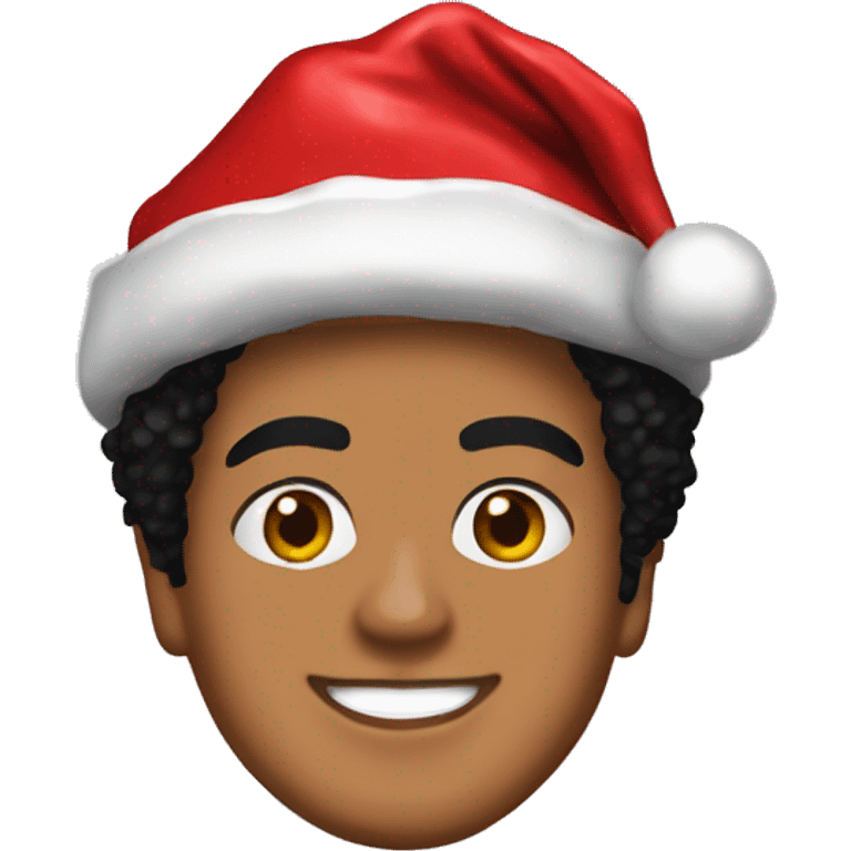 bruno mars with santa hat emoji