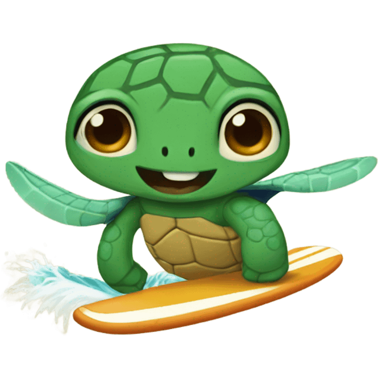 Surfingturtle emoji