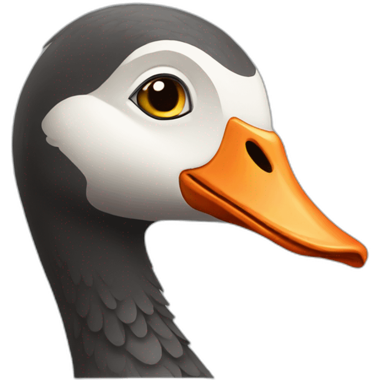 Silly goose emoji