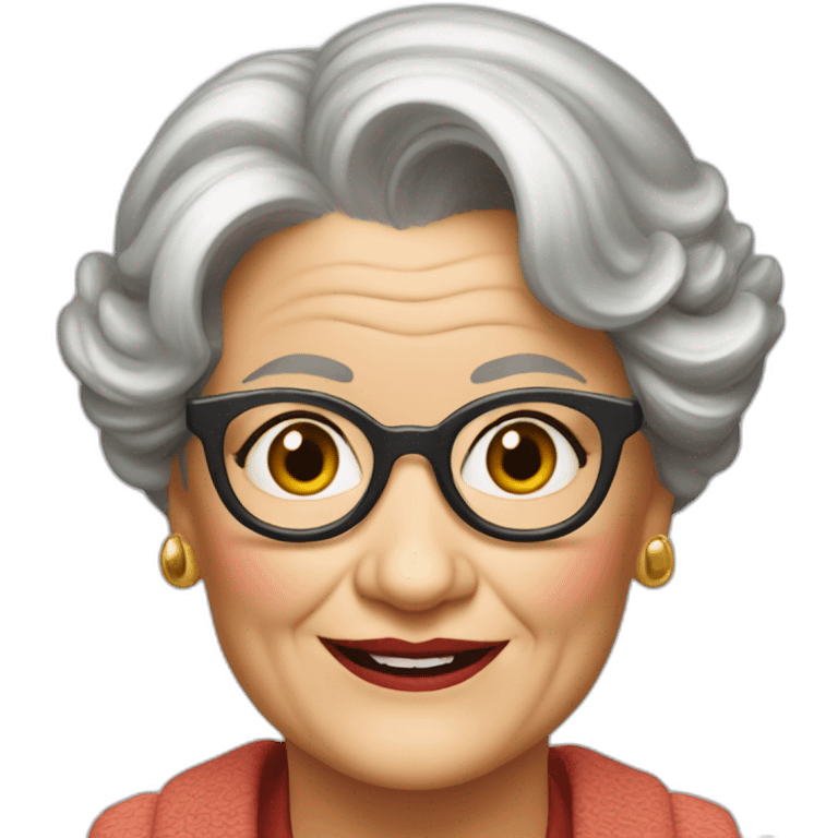 Mrs doubtfire emoji