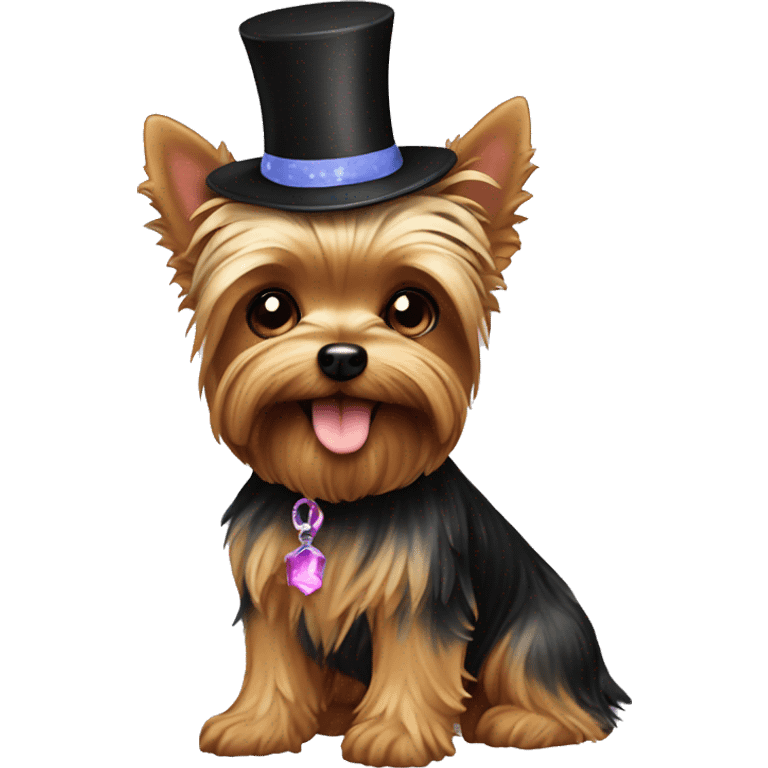 Party yorkie  emoji