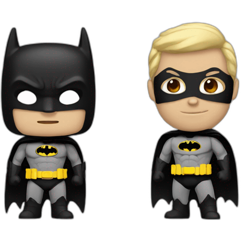 Tanos and Batman emoji