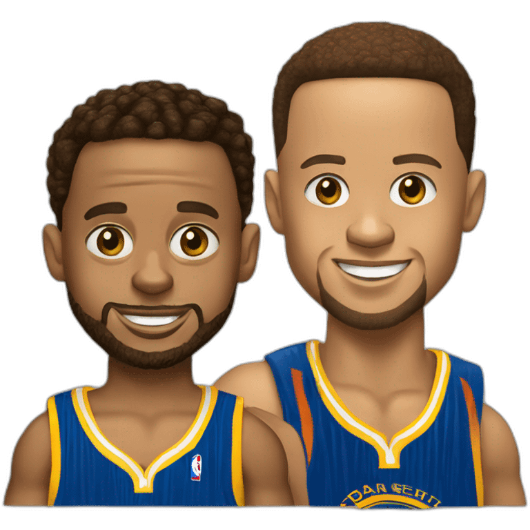 stephen curry and lebron james emoji