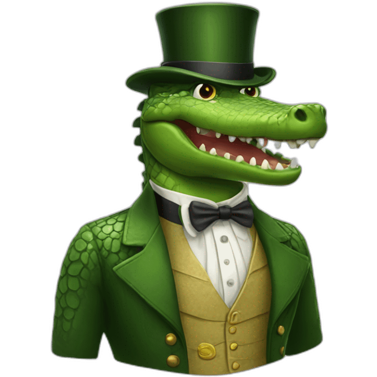 sir crocodile emoji