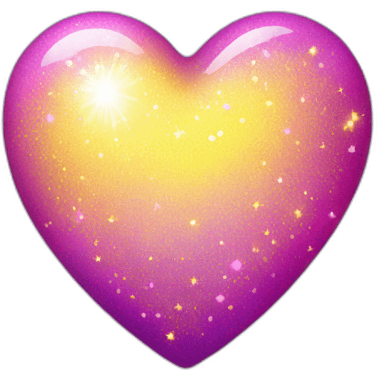 pink-and-purple-heart-with-yellow-sparkles emoji