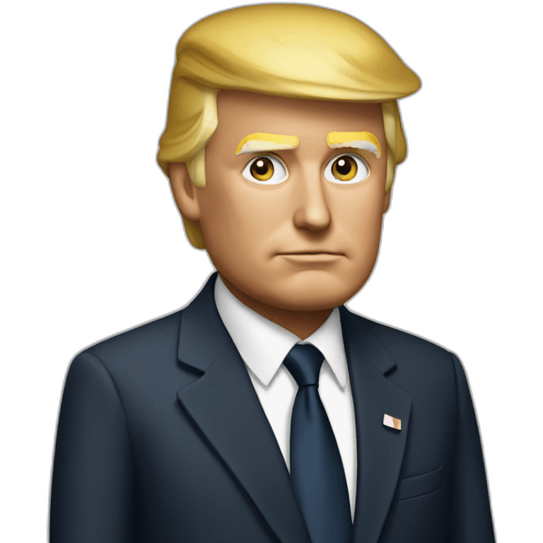 Trump a velo emoji