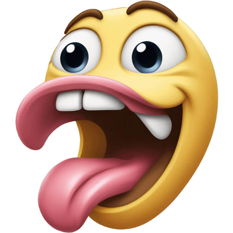 Freaky licking emoji emoji