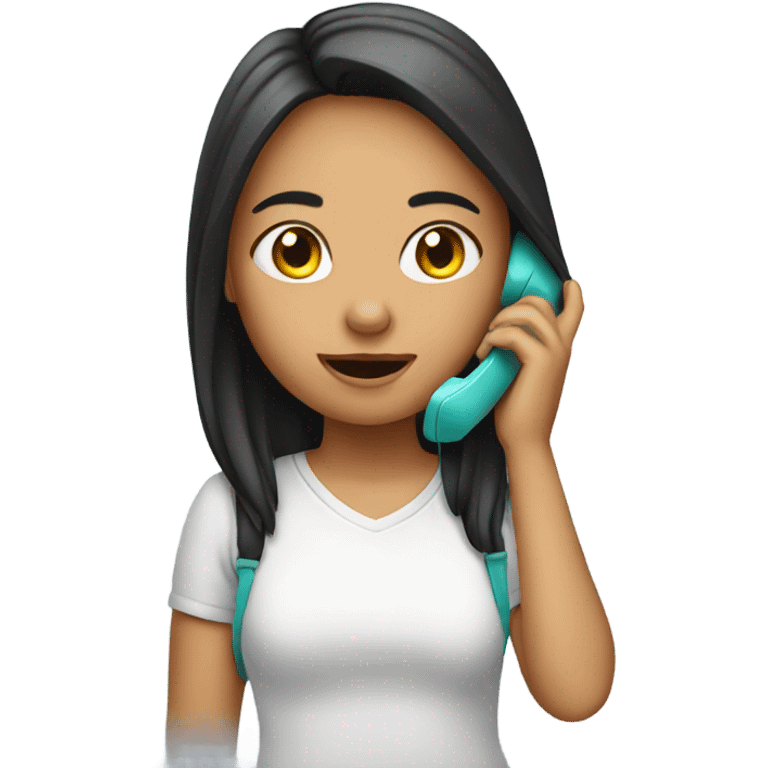 Girl on phone emoji