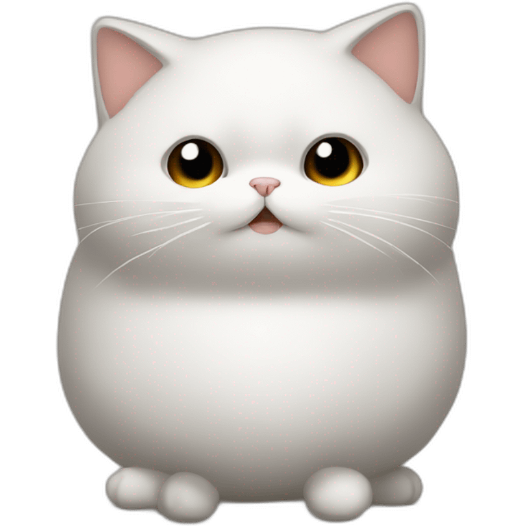 Chat jouant avec une boulle de coton emoji