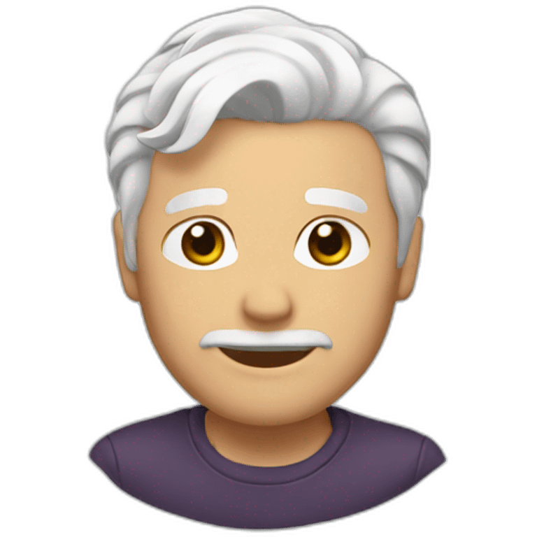 White hair emoji