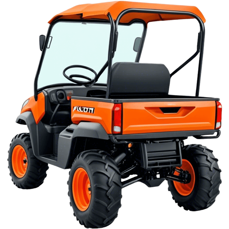 Farm Utility Vehicle (UTV) - Kubota RTV-XG850 (Model Year: 2021) (Iconic colour: Orange) emoji