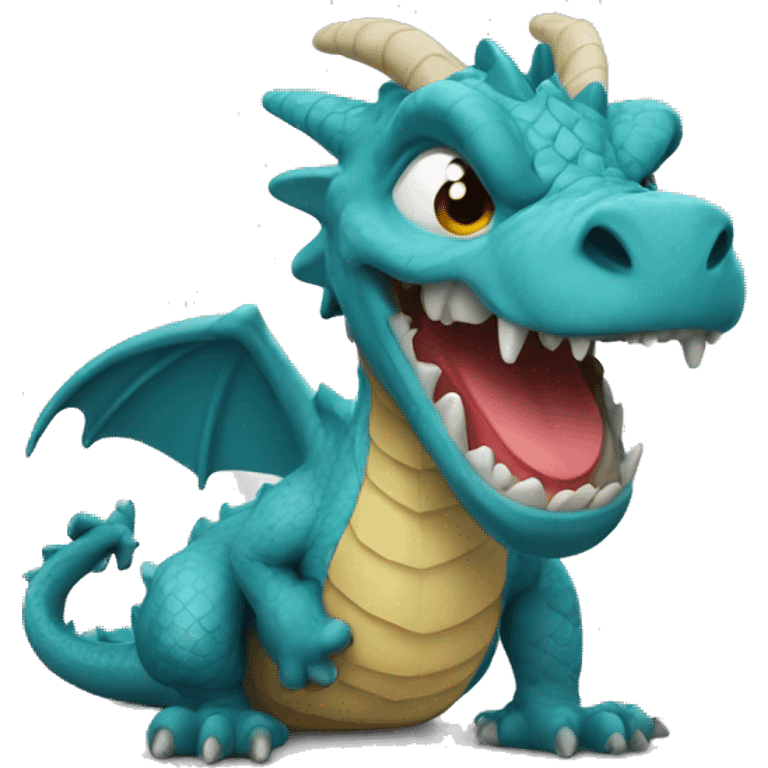 dragon qui pleure emoji