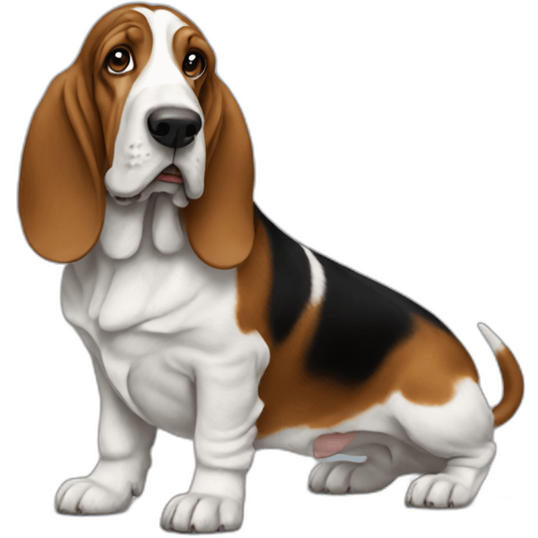 Dog-basset-hound-full-height emoji